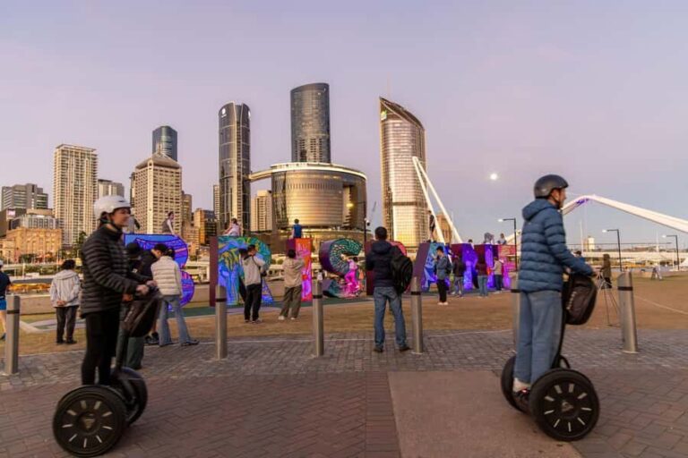 2 hour Brisbane Segway Afternoon & Sunset Thrill Tour - The mandatory training: where confidence gets built fast