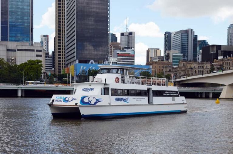 Brisbane River Cruise and Koala Sanctuary Visit - Timed perfectly for people who hate wasted time