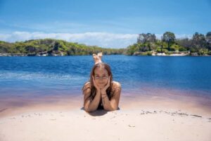 From Brisbane: Bribie Island Day Trip and 4x4 tour - The 22km 4WD beach tour: sand driving and real wildlife chances