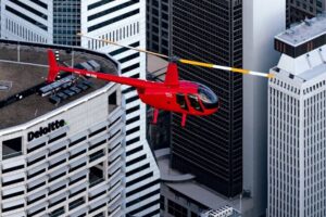 Private Helicopter Scenic Tour of Brisbane - 25min - Private helicopter setup: glass doors, Bose headsets, and a real safety briefing