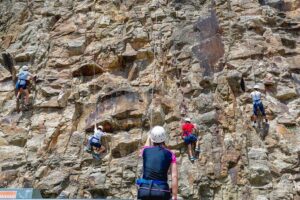 Rock Climbing at the Kangaroo Point Cliffs in Brisbane - Riverlife Adventure Centre: Check-In, Indemnity, and Gear Up