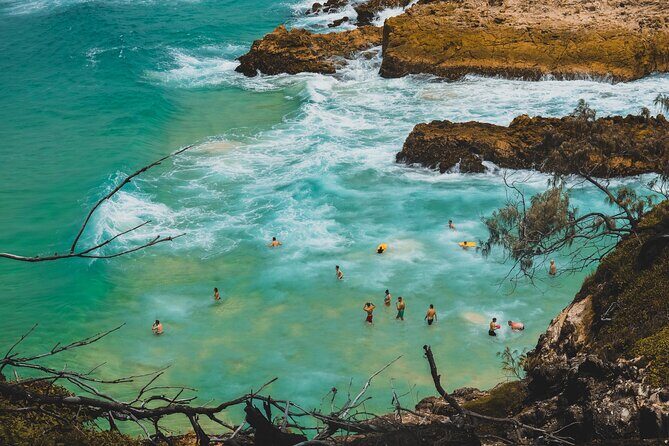 Stradbroke Island Eco Day Trip from Brisbane – Wildlife & Beaches - Cylinder Beach: swim time and beach games, not just photo time